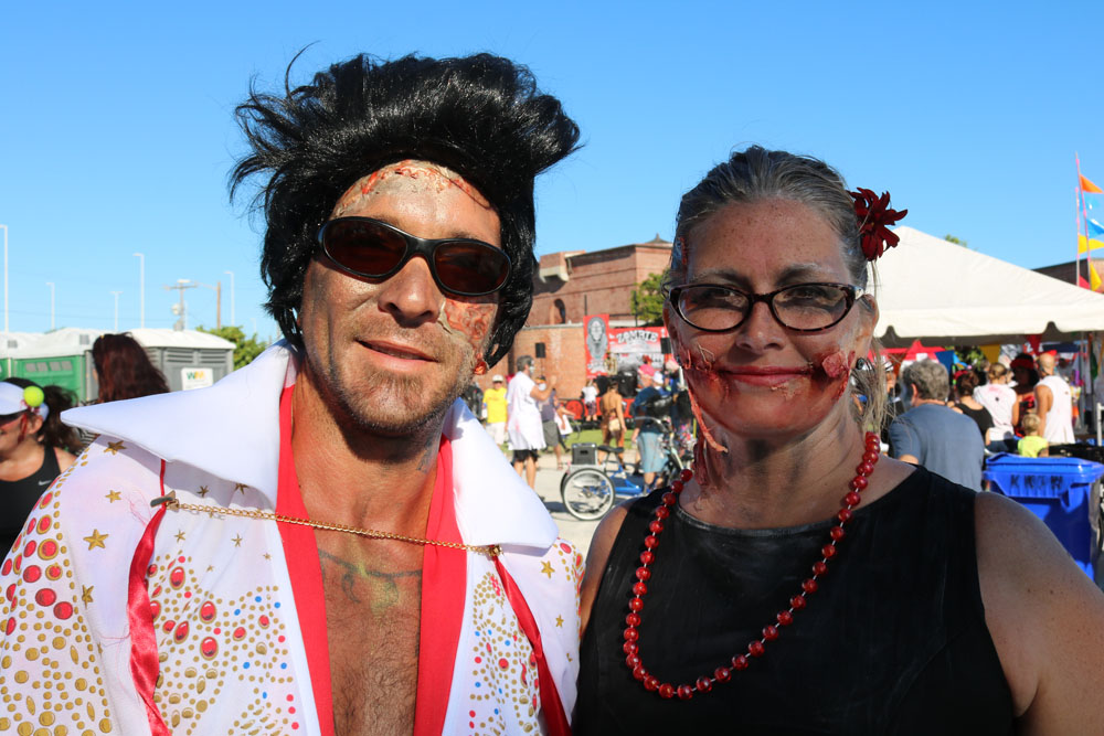 Zombie Bike Ride 2018 photo - Duval Street, Key West